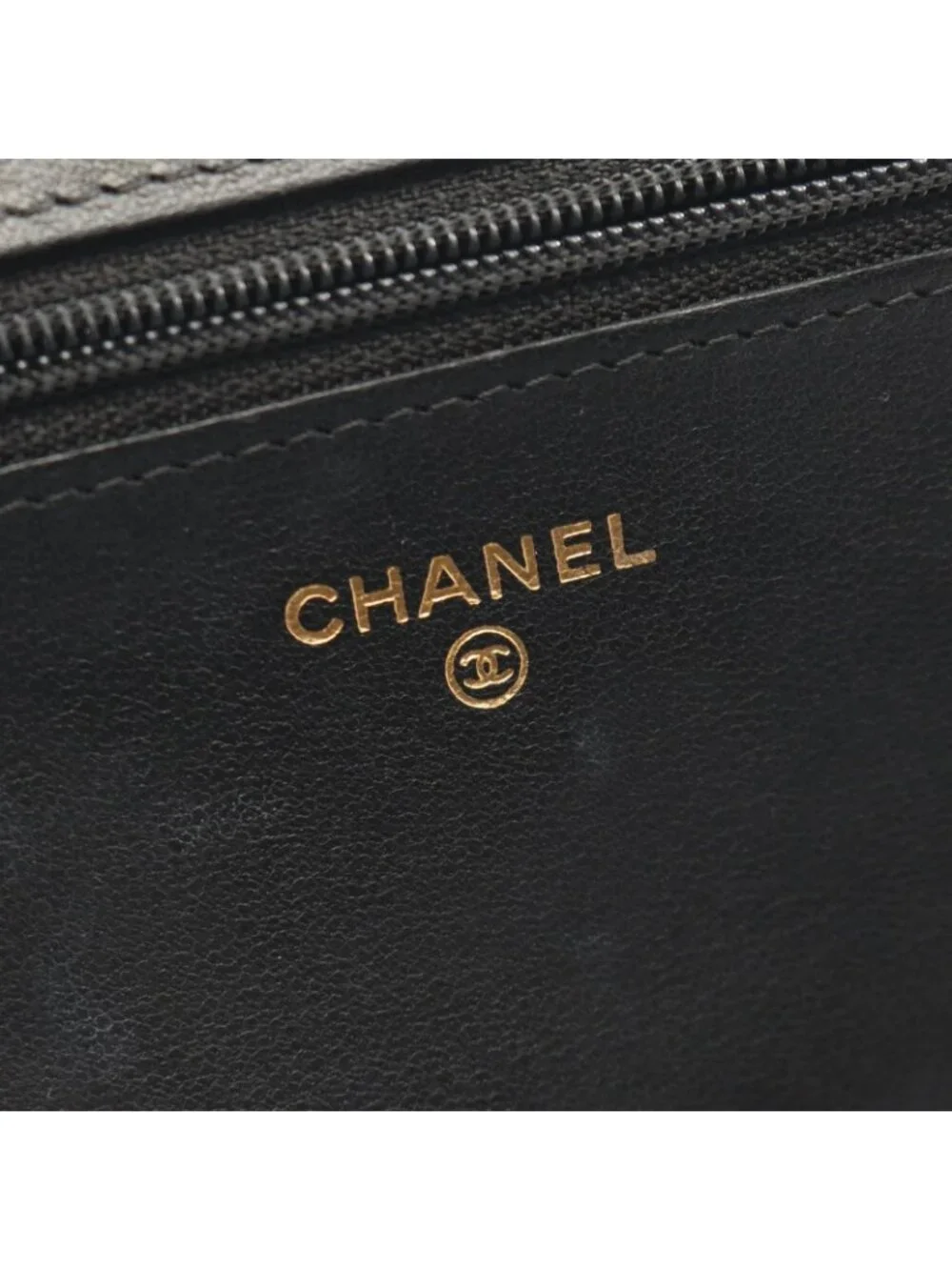 Chanel Shoulder Bag Boy Black Lambskin Boy Chain Wallet